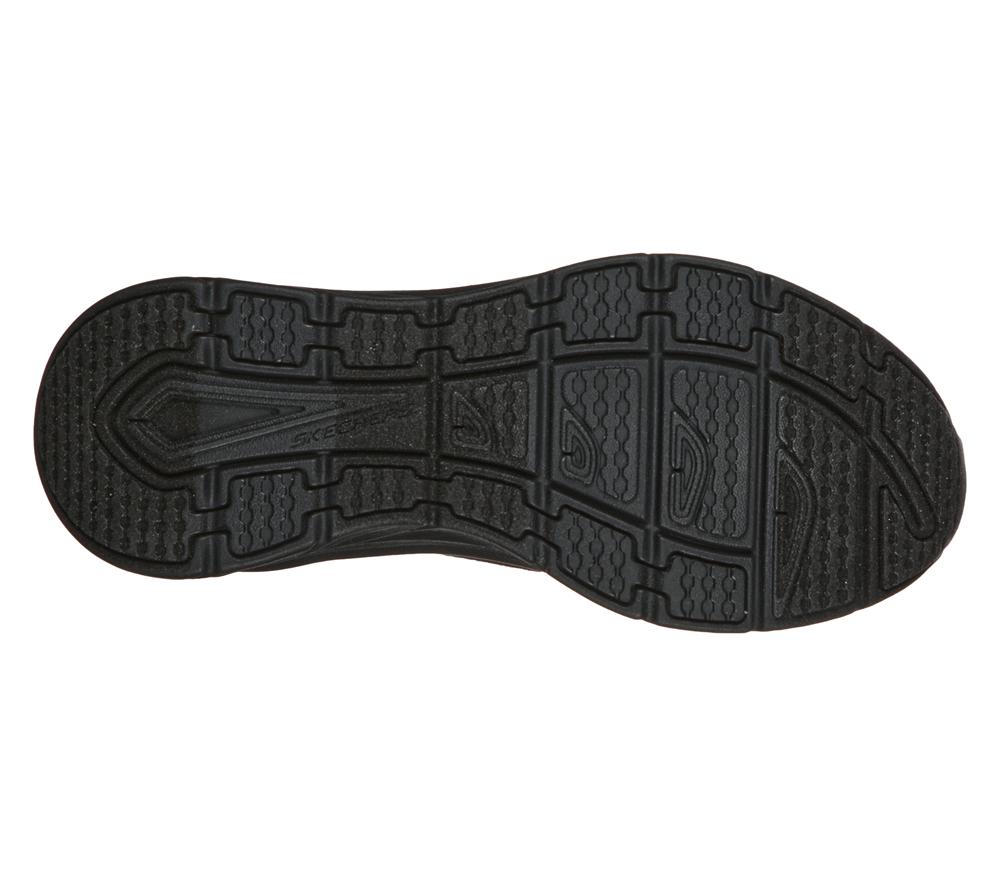 Women Skechers Relaxed Fit: D'Lux Walker - Quick Upgrade Sneakers Black  USA |  1539-AWRHT