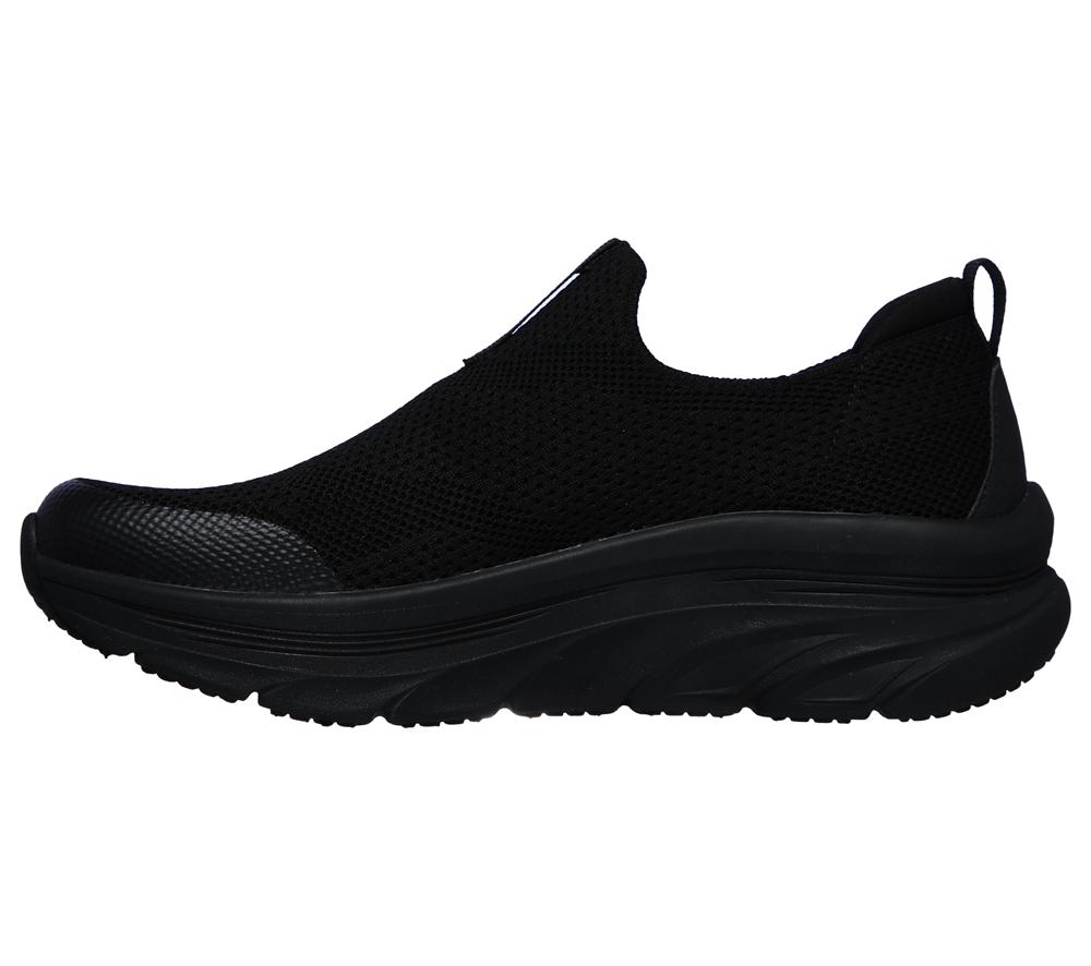 Women Skechers Relaxed Fit: D'Lux Walker - Quick Upgrade Sneakers Black  USA |  1539-AWRHT