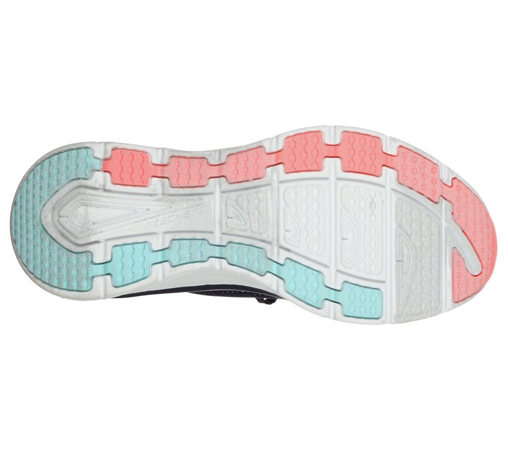 Women Skechers Relaxed Fit: D'Lux Walker - Refreshing Mood Slip On Shoes Navy  USA |  3154-CFDPI