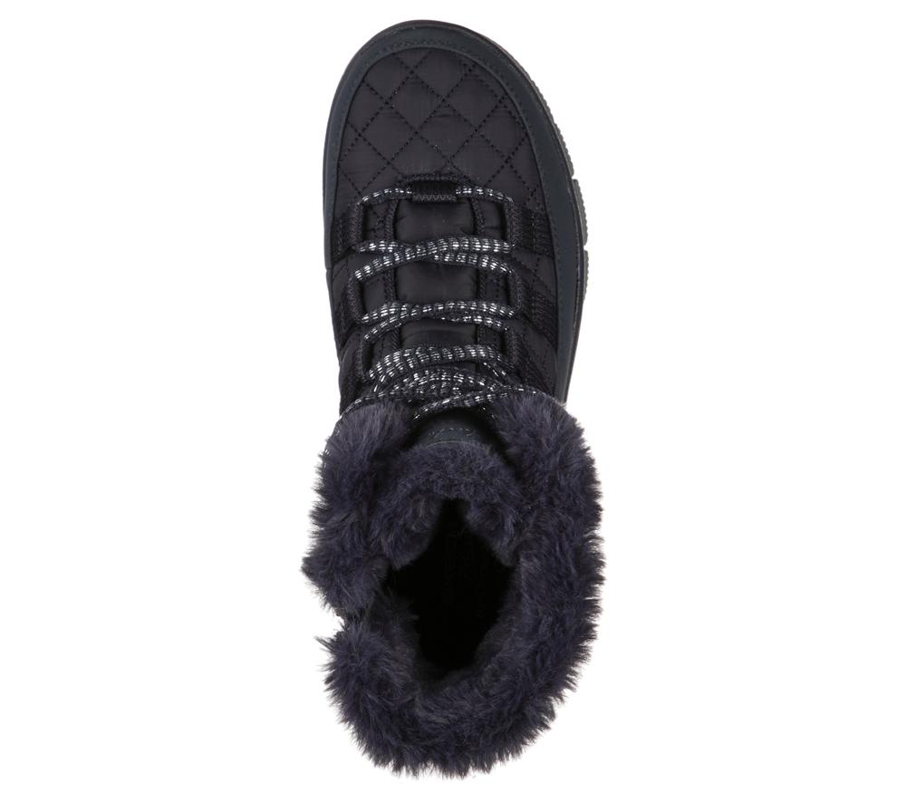Women Skechers Relaxed Fit: Easy Going - Moro Street Boots Navy  USA |  5130-NTVIJ