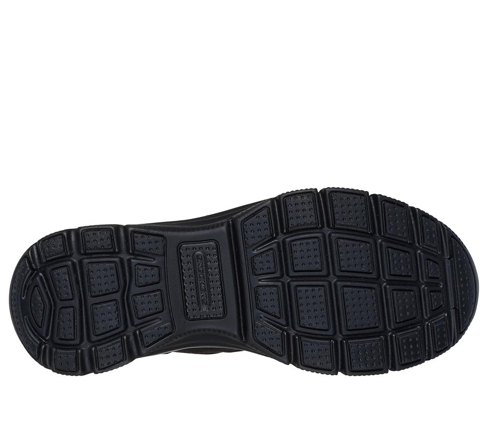 Women Skechers Relaxed Fit: Easy Going - Sweet Treasure Slip On Shoes Black  USA |  8629-UXBTJ