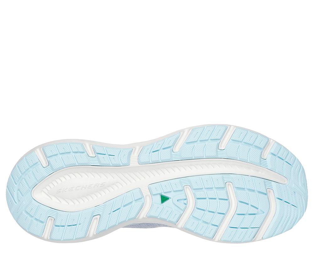Women Skechers Relaxed Fit: Edgeride - Power Flow Lace Up Shoes Slate Light Navy Blue  USA |  3249-GKZDL
