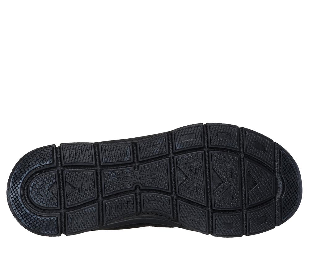 Women Skechers Relaxed Fit: Modern D'Lux - Free Mind Lace Up Shoes Black  USA |  2354-TCNHG