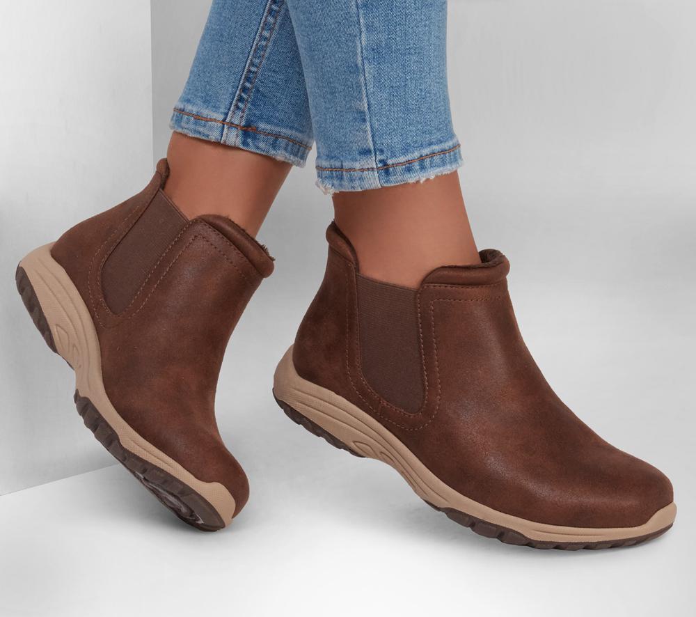 Women Skechers Relaxed Fit: Reggae Fest 2.0 - New Yorker Boots Chocolate Brown  USA |  0298-YJRLS