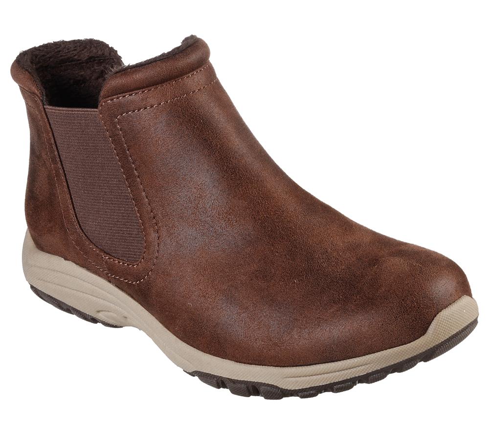 Women Skechers Relaxed Fit: Reggae Fest 2.0 - New Yorker Boots Chocolate Brown  USA |  0298-YJRLS