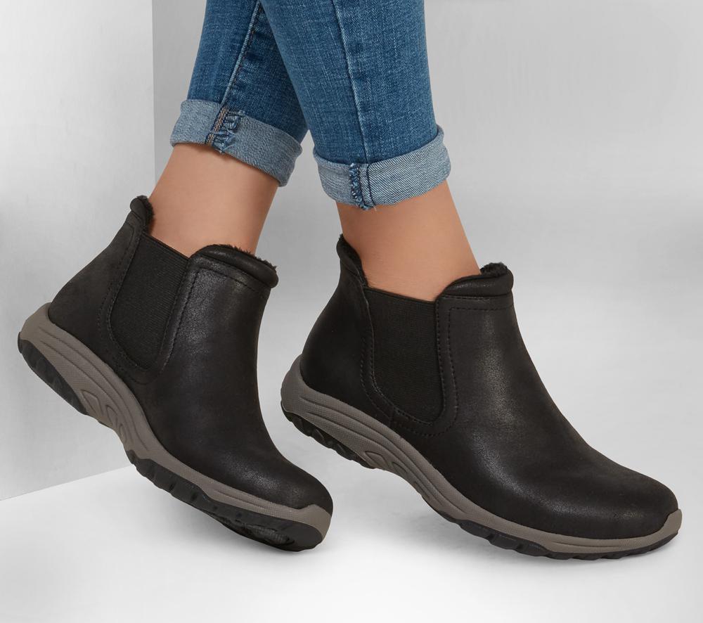 Women Skechers Relaxed Fit: Reggae Fest 2.0 - New Yorker Boots Black  USA |  2035-PWQHJ
