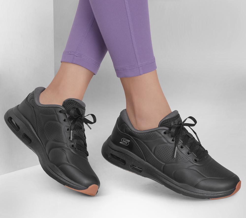 Women Skechers Relaxed Fit: Skech-Air Edge 2.0 - City Bound Sneakers Black  USA |  4361-NUDFM