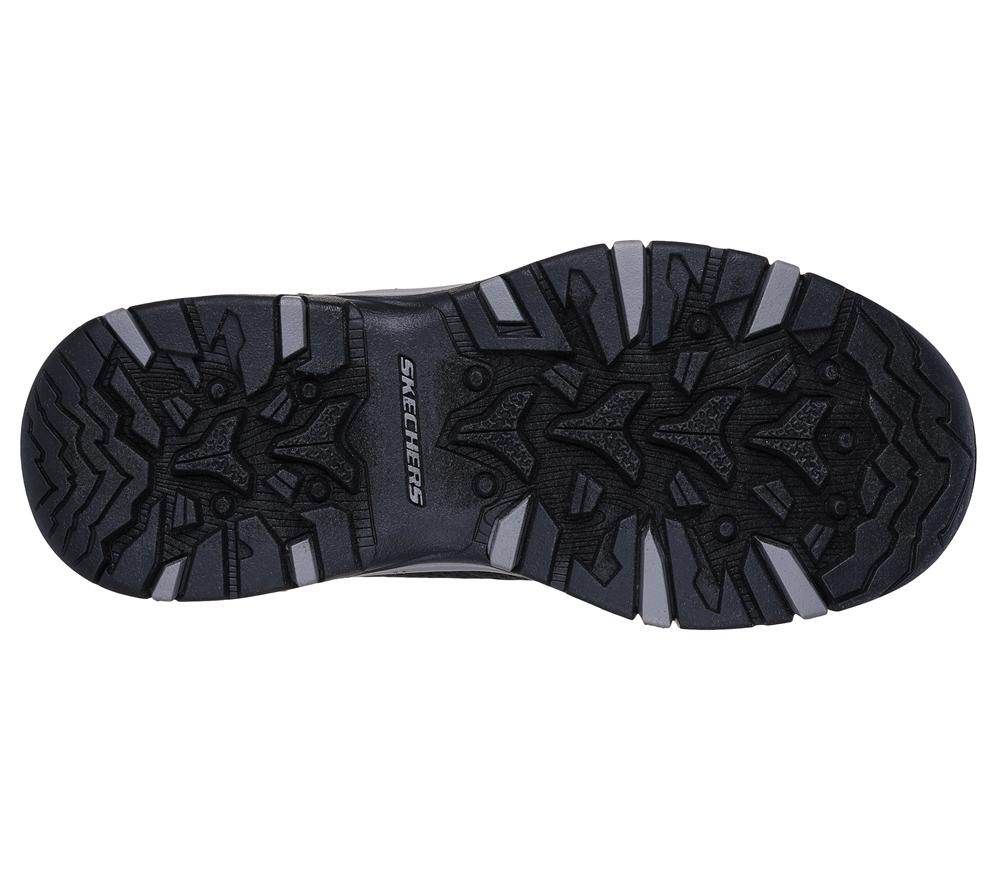 Women Skechers Relaxed Fit: Trego - Trail Destiny Lace Up Shoes Black / Charcoal  USA |  7029-GOBVN