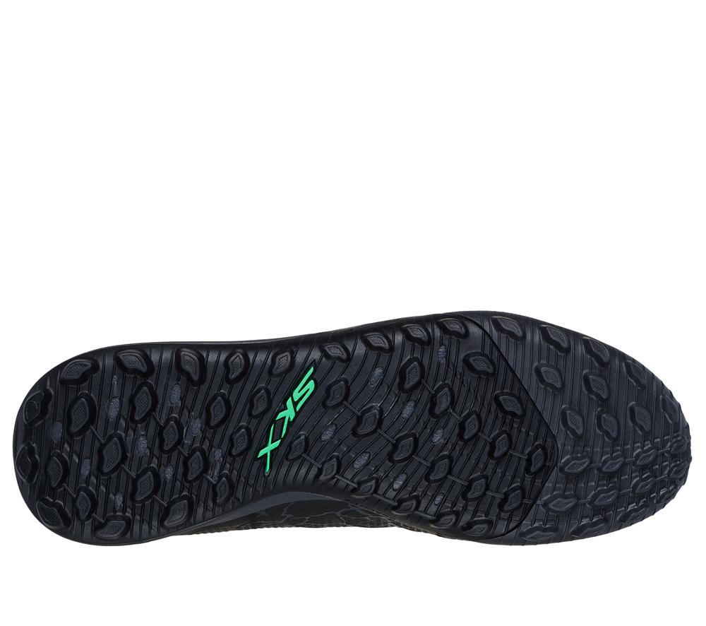 Women Skechers SKX_1.5 Academy TF Lace Up Shoes Black / Silver  USA |  9418-OPNZR