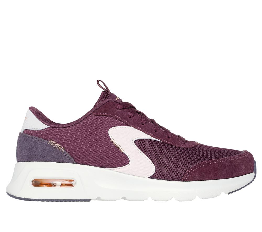 Women Skechers Skech-Air Court - Air Wave Sneakers Burgundy / Multi  USA |  4372-KUWTP