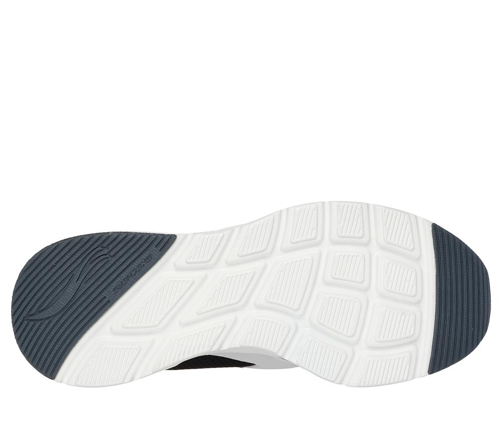 Women Skechers Skech-Air Court - Air Wave Sneakers Black / White / Grey  USA |  2309-MHLCS