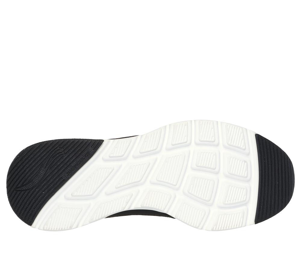 Women Skechers Skech-Air Court - Retro Avenue Lace Up Shoes Black / White  USA |  6438-KAPWI