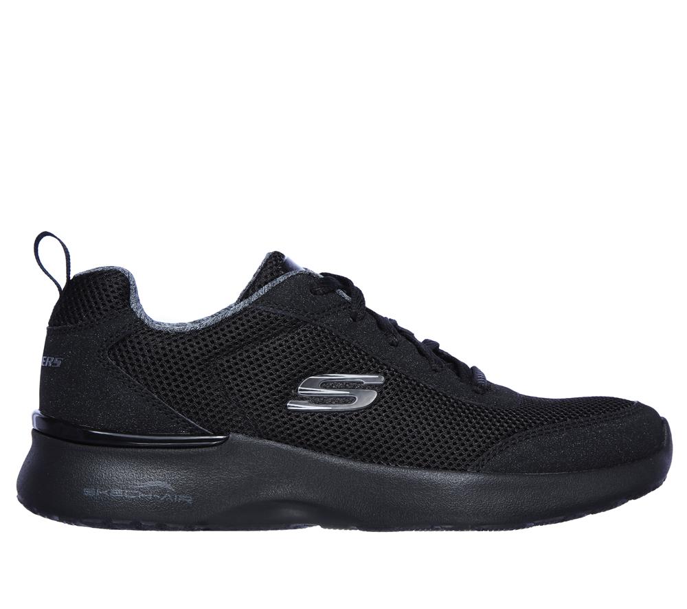 Women Skechers Skech-Air Dynamight - Fast Sneakers Black  USA |  3860-BHLSO