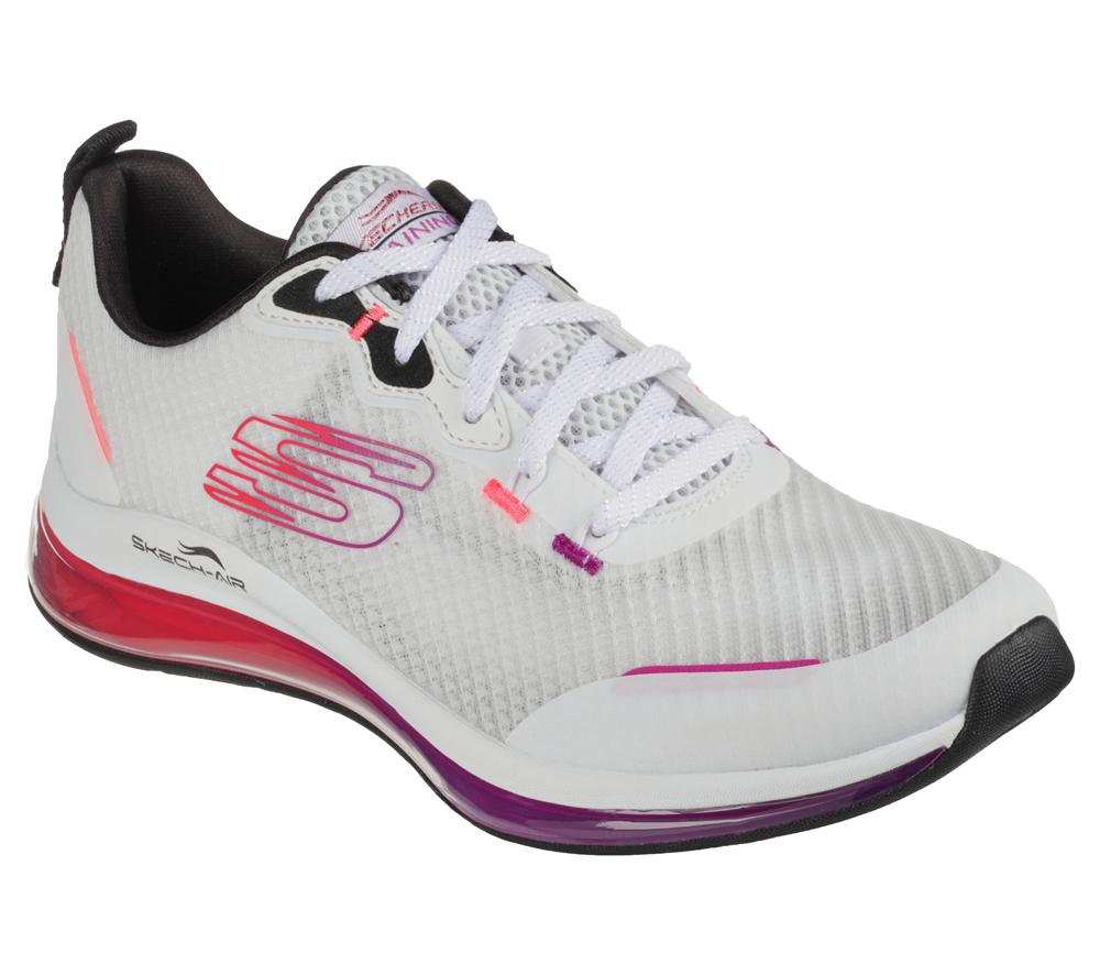 Women Skechers Skech-Air Element 2.0 Lace Up Shoes White / Multicolor  USA |  3714-CXLBT