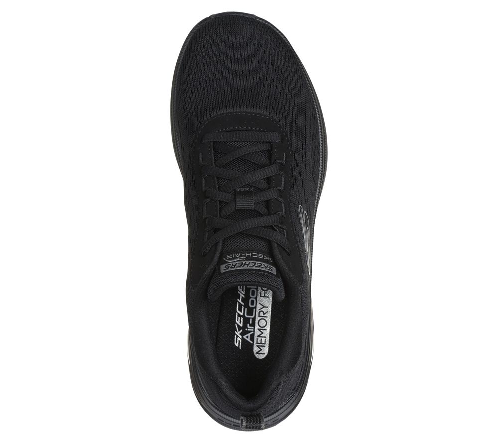 Women Skechers Skech-Air Meta - Aired Out Sneakers Black  USA |  8635-LXGTO