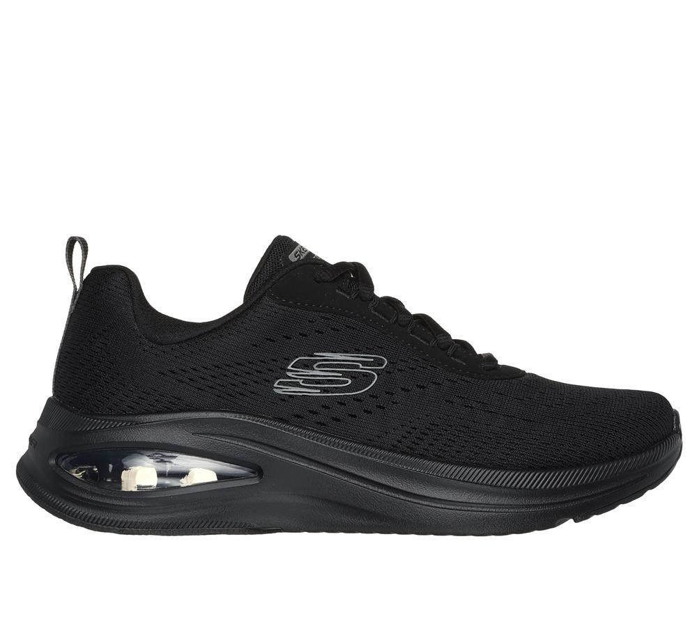 Women Skechers Skech-Air Meta - Aired Out Sneakers Black  USA |  8635-LXGTO