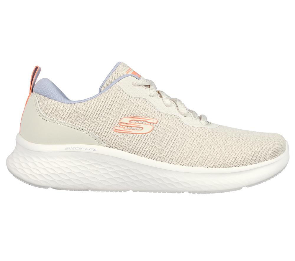 Women Skechers Skech-Lite Pro - Best Chance Lace Up Shoes Natural / Multicolor  USA |  1438-WCPBD