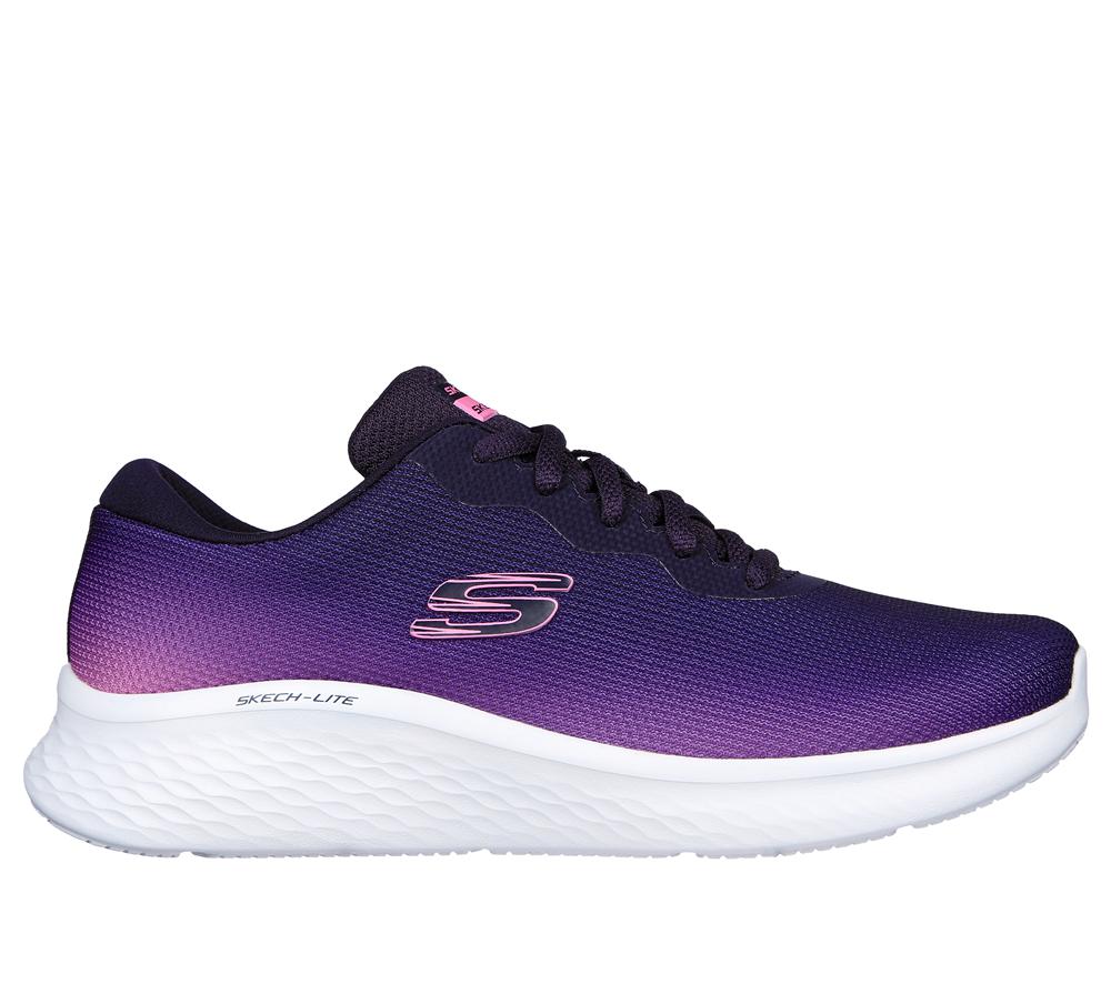 Women Skechers Skech-Lite Pro - Fade Out Lace Up Shoes Navy / Hot Pink  USA |  9321-KMHYD