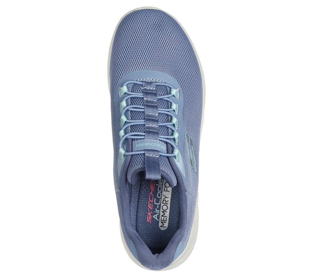 Women Skechers Skech-Lite Pro - Glimmer Me Slip On Shoes Slate Light Navy Blue  USA |  8150-LZWRA