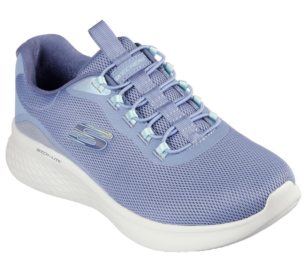 Women Skechers Skech-Lite Pro - Glimmer Me Slip On Shoes Slate Light Navy Blue  USA |  8150-LZWRA