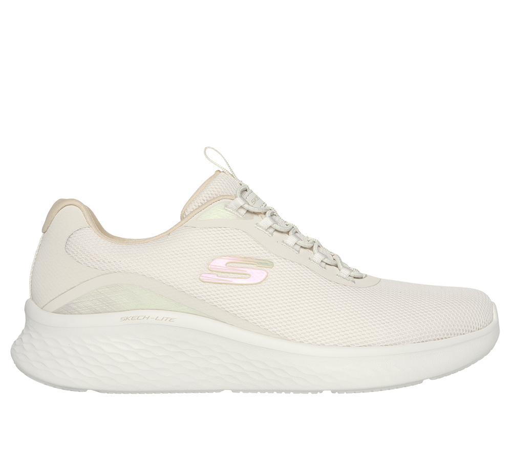 Women Skechers Skech-Lite Pro - Glimmer Me Slip On Shoes Off White  USA |  6107-TXYOJ
