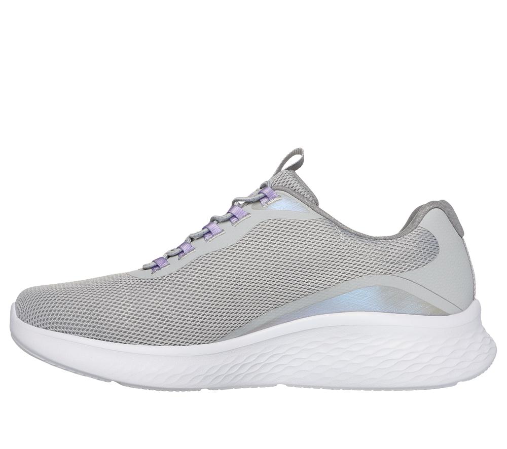 Women Skechers Skech-Lite Pro - Glimmer Me Slip On Shoes Grey / Lavender  USA |  8245-ESWTY