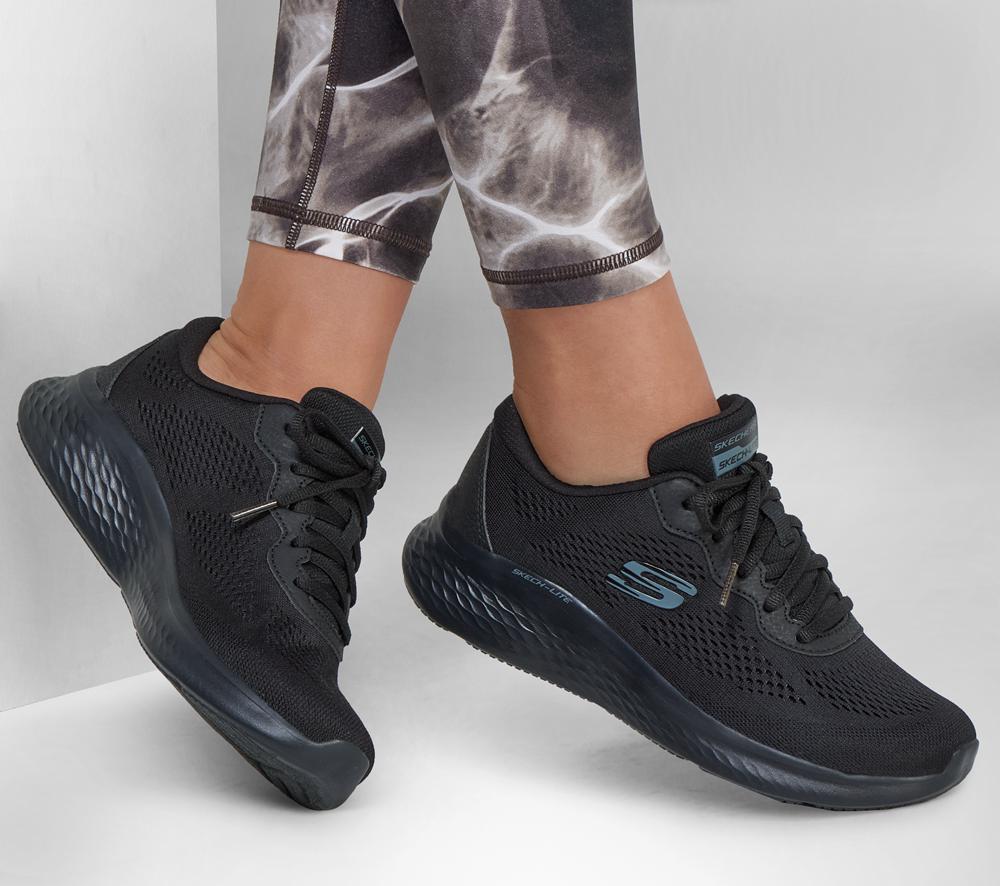 Women Skechers Skech-Lite Pro - Perfect Time Sneakers Black  USA |  5372-EYCXF