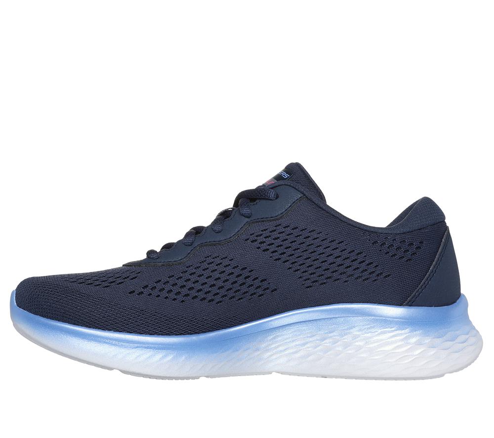Women Skechers Skech-Lite Pro - Stunning Steps Lace Up Shoes Navy / Blue  USA |  2673-NJTRS
