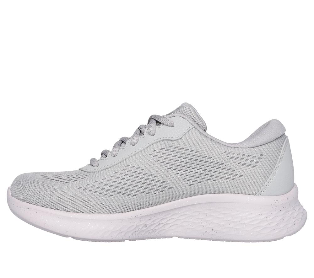 Women Skechers Skech-Lite Pro - Through The Mud Lace Up Shoes Light Grey  USA |  9805-FCITH