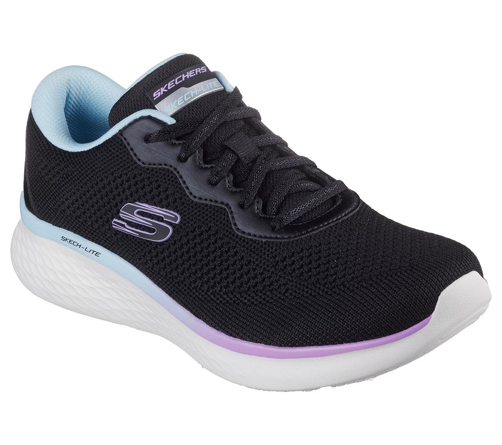 Women Skechers Skech-Lite Pro - Warm Glow Lace Up Shoes Black / Multicolor  USA |  1094-CZTBN