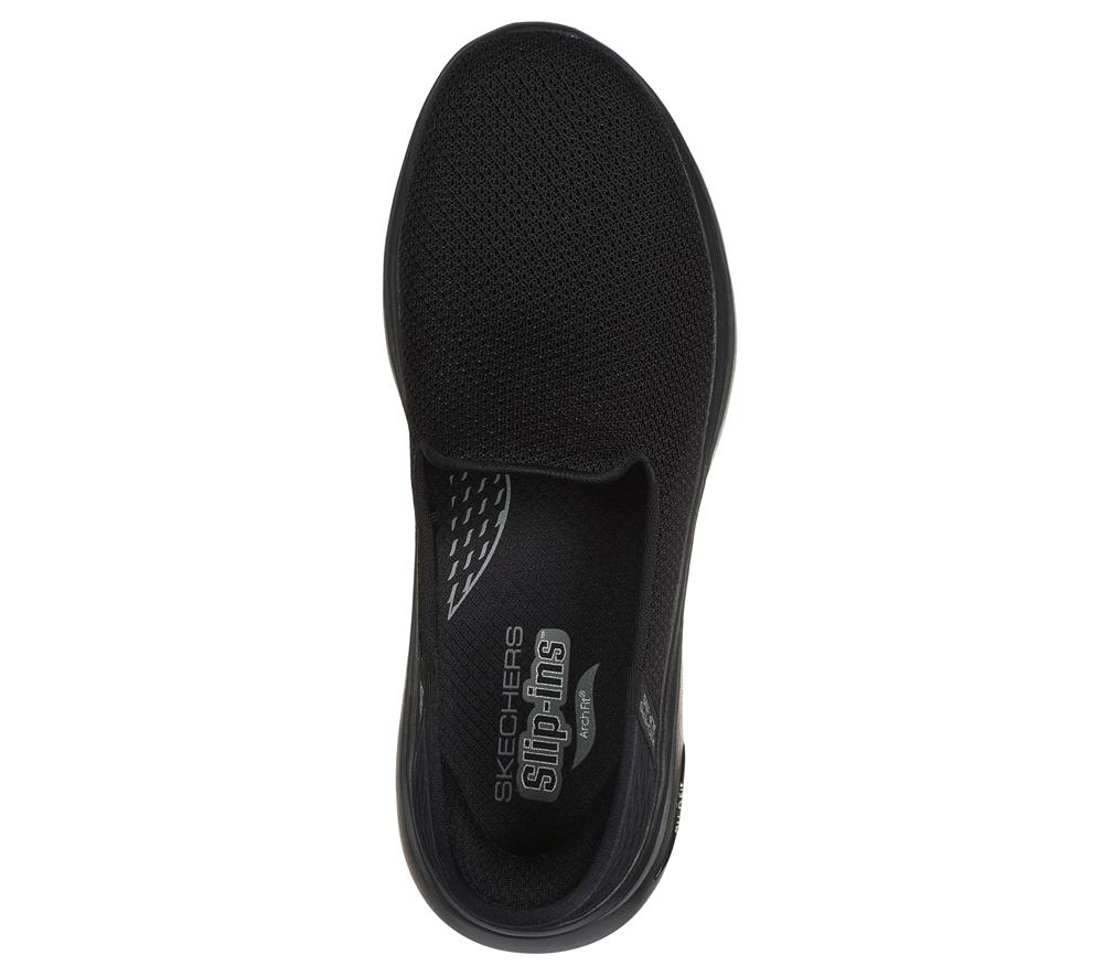 Women Skechers Slip-Ins: GO WALK Arch Fit 2.0 - Delara Hands Free Slip Ins Black  USA |  7510-FVPZM