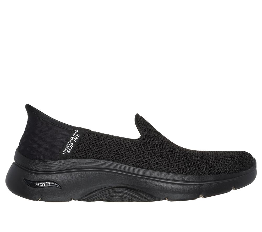 Women Skechers Slip-Ins: GO WALK Arch Fit 2.0 - Delara Hands Free Slip Ins Black  USA |  7510-FVPZM