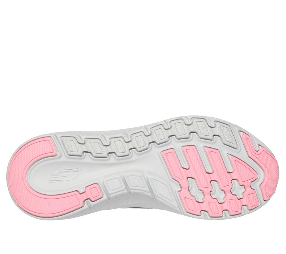 Women Skechers Slip-ins: Arch Fit 2.0 - Right as Rain Slip On Shoes Navy / Pink  USA |  1284-HADNR