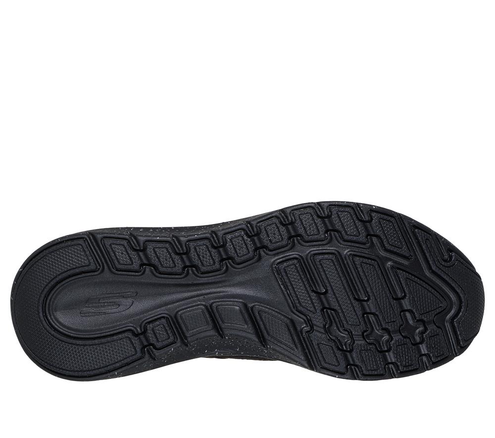 Women Skechers Slip-ins: Arch Fit 2.0 - Right as Rain Slip On Shoes Black  USA |  6143-FDYRS
