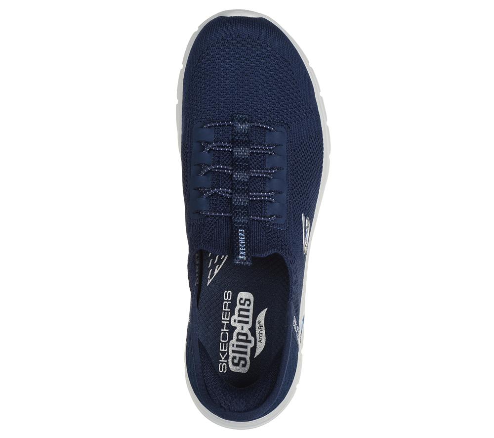 Women Skechers Slip-ins: Arch Fit Vista - Aspiration Sneakers Navy  USA |  4560-CEUAB