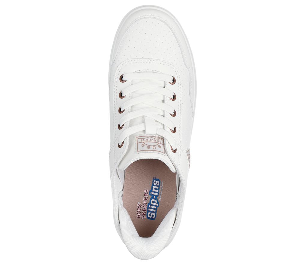 Women Skechers Slip-ins: BOBS D'Vine - So Flattered Slip On Shoes White  USA |  5276-JLCZY