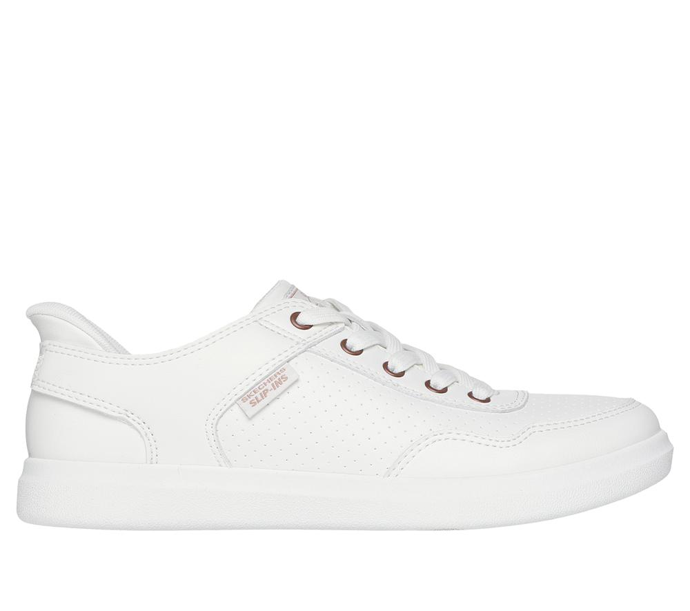 Women Skechers Slip-ins: BOBS D\'Vine - So Flattered Slip On Shoes White  USA |  5276-JLCZY