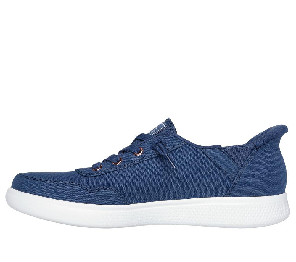 Women Skechers Slip-ins: BOBS Skip Cute - B Cute Sweet Hands Free Slip Ins Navy  USA |  0247-AVLEB