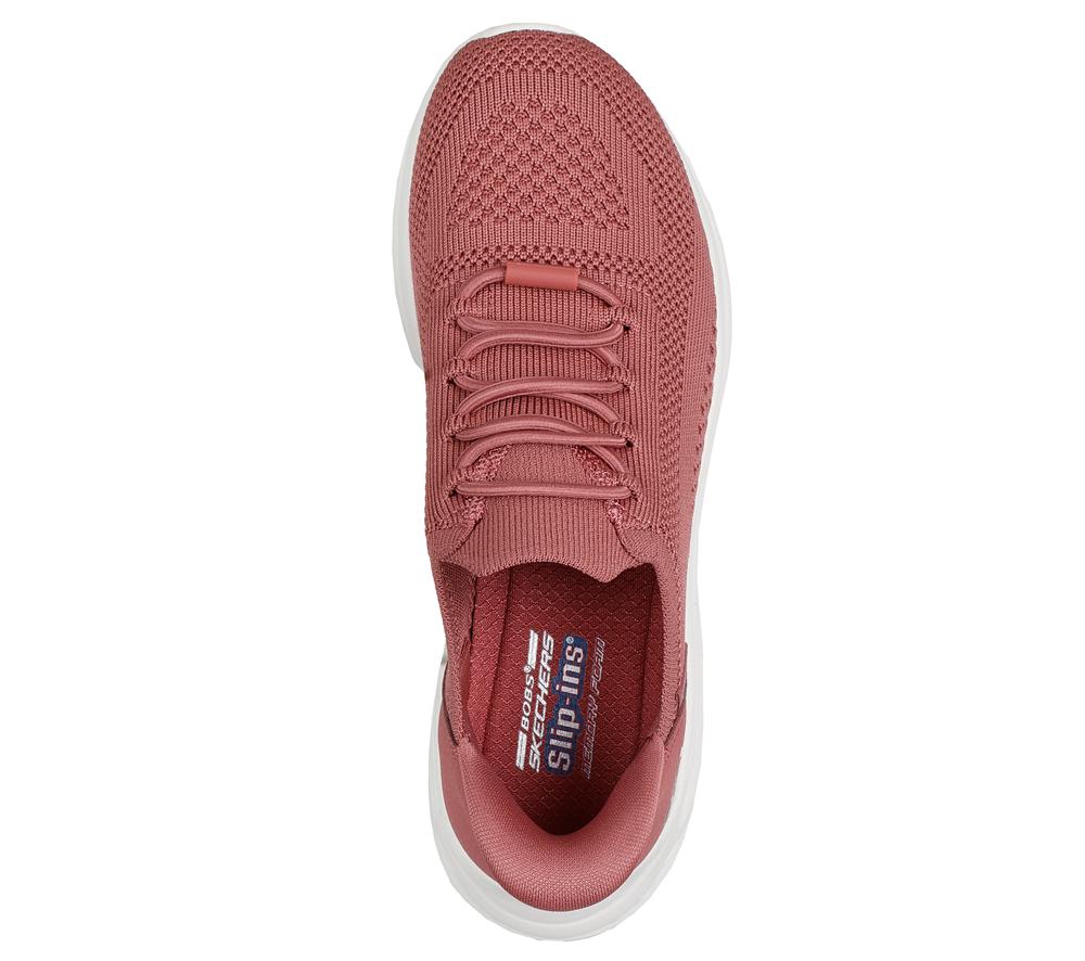 Women Skechers Slip-ins: BOBS Sport Sparrow 2.0 - Lucky Run Hands Free Slip Ins Rose  USA |  4315-AYWCV