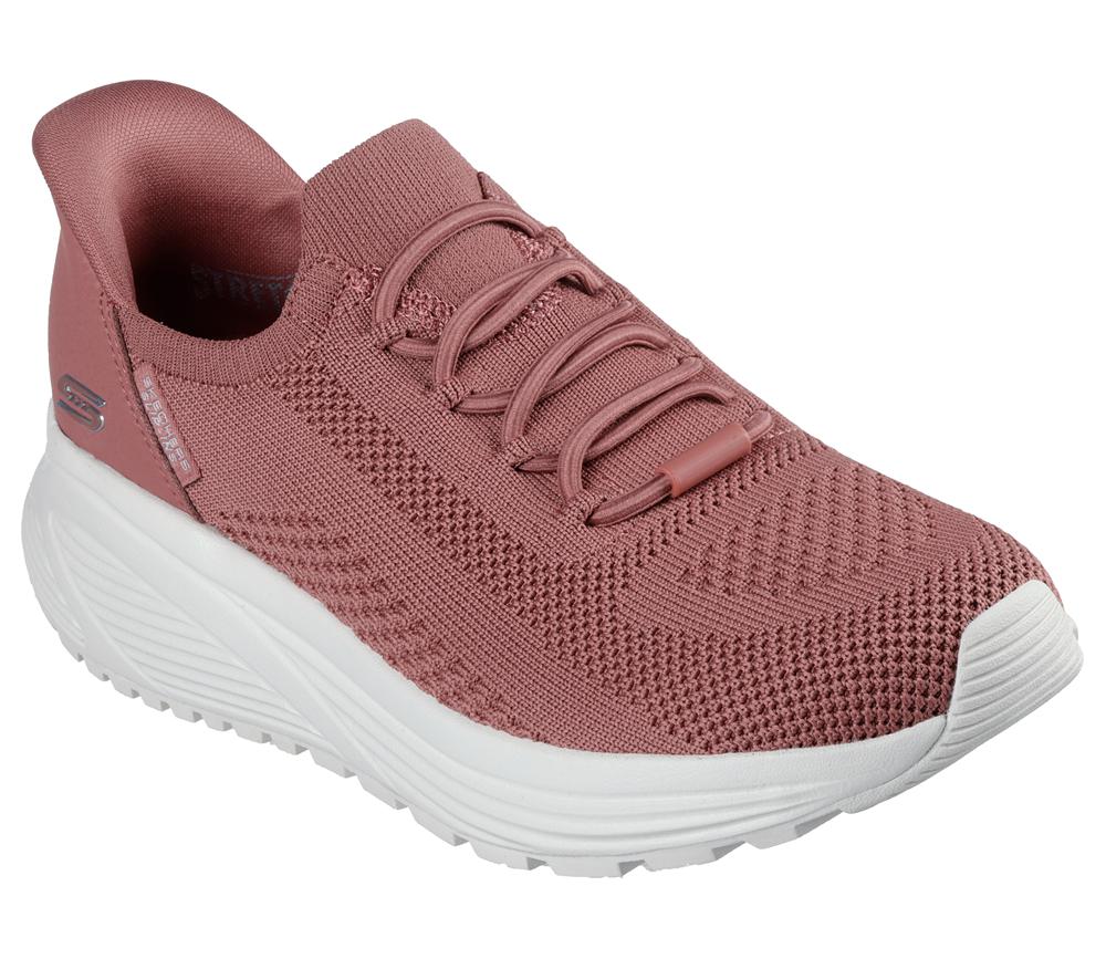 Women Skechers Slip-ins: BOBS Sport Sparrow 2.0 - Lucky Run Hands Free Slip Ins Rose  USA |  4315-AYWCV