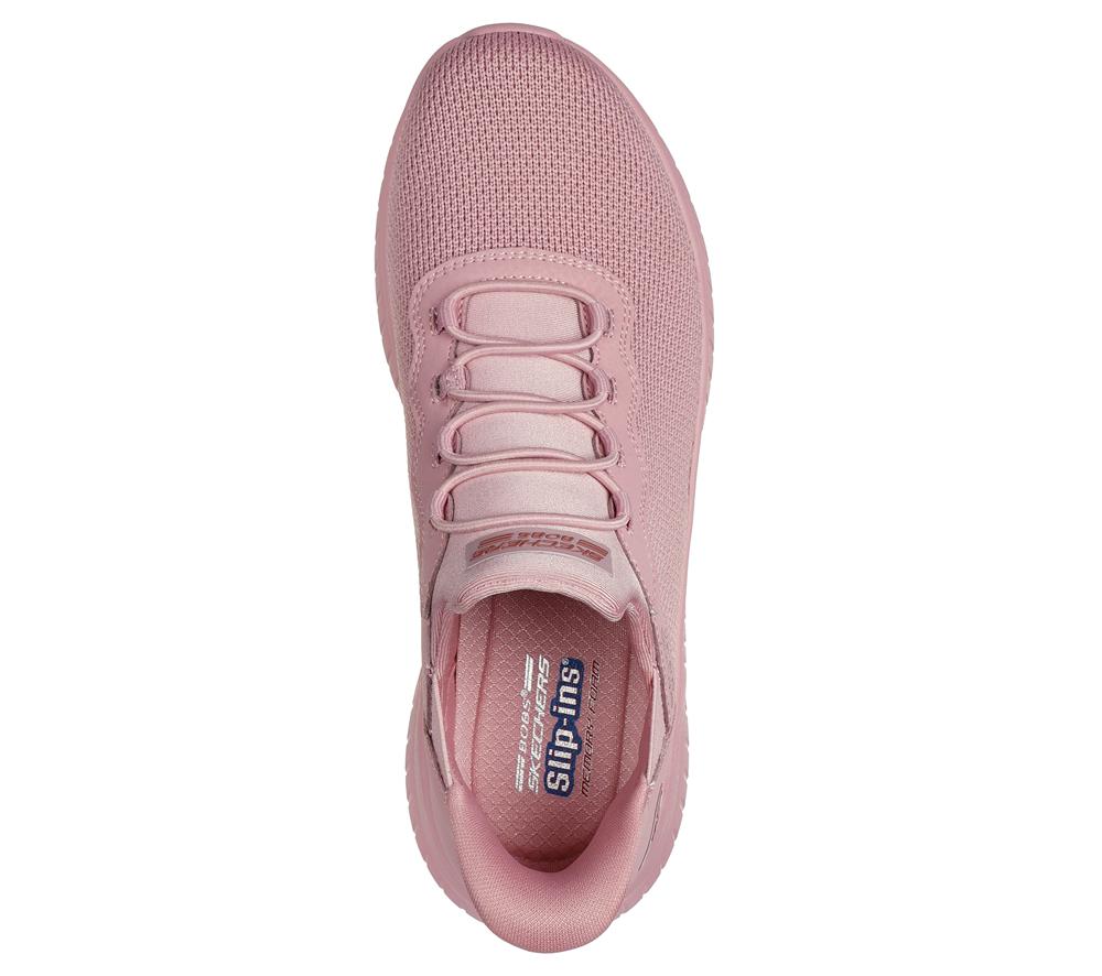 Women Skechers Slip-ins: BOBS Sport Squad Chaos Hands Free Slip Ins Rose  USA |  5786-LGMJK
