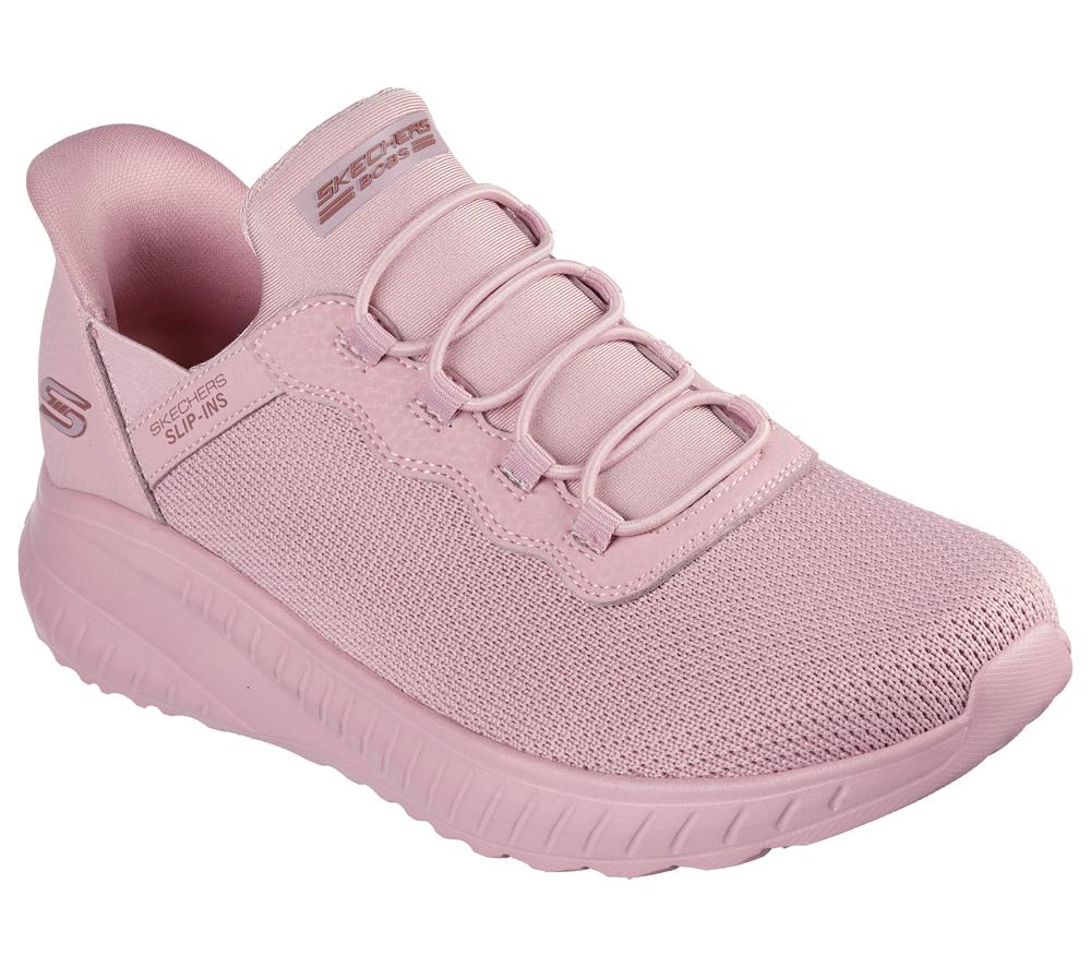 Women Skechers Slip-ins: BOBS Sport Squad Chaos Hands Free Slip Ins Rose  USA |  5786-LGMJK