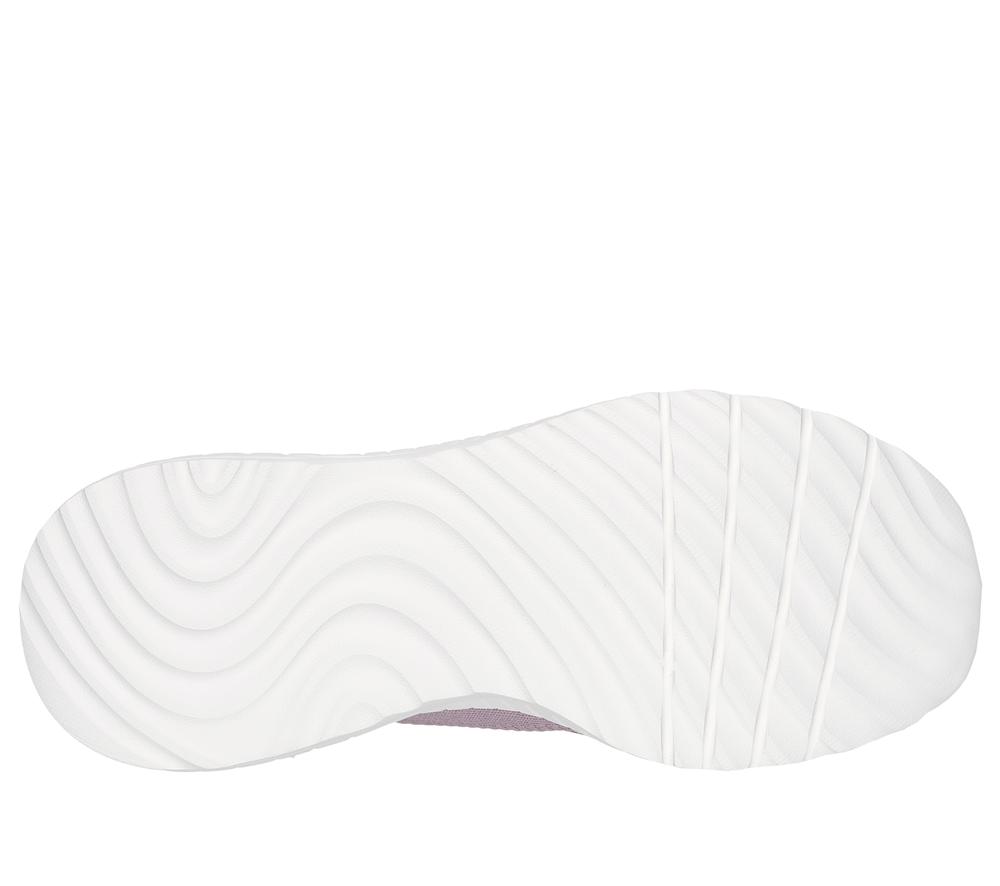 Women Skechers Slip-ins: BOBS Sport Squad Chaos Slip On Shoes Lavender Purple  USA |  2467-OVKCW