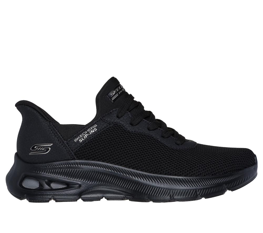Women Skechers Slip-ins: BOBS Sport Unity Hands Free Slip Ins Black  USA |  4019-RACHQ