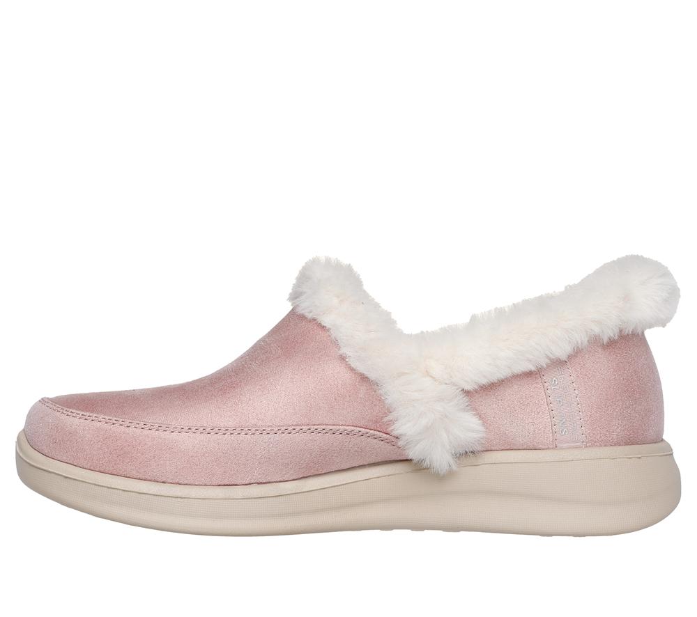 Women Skechers Slip-ins: Cozy Escape Hands Free Slip Ins Blush Pink  USA |  6043-XBGHD