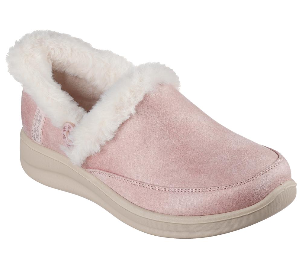 Women Skechers Slip-ins: Cozy Escape Hands Free Slip Ins Blush Pink  USA |  6043-XBGHD