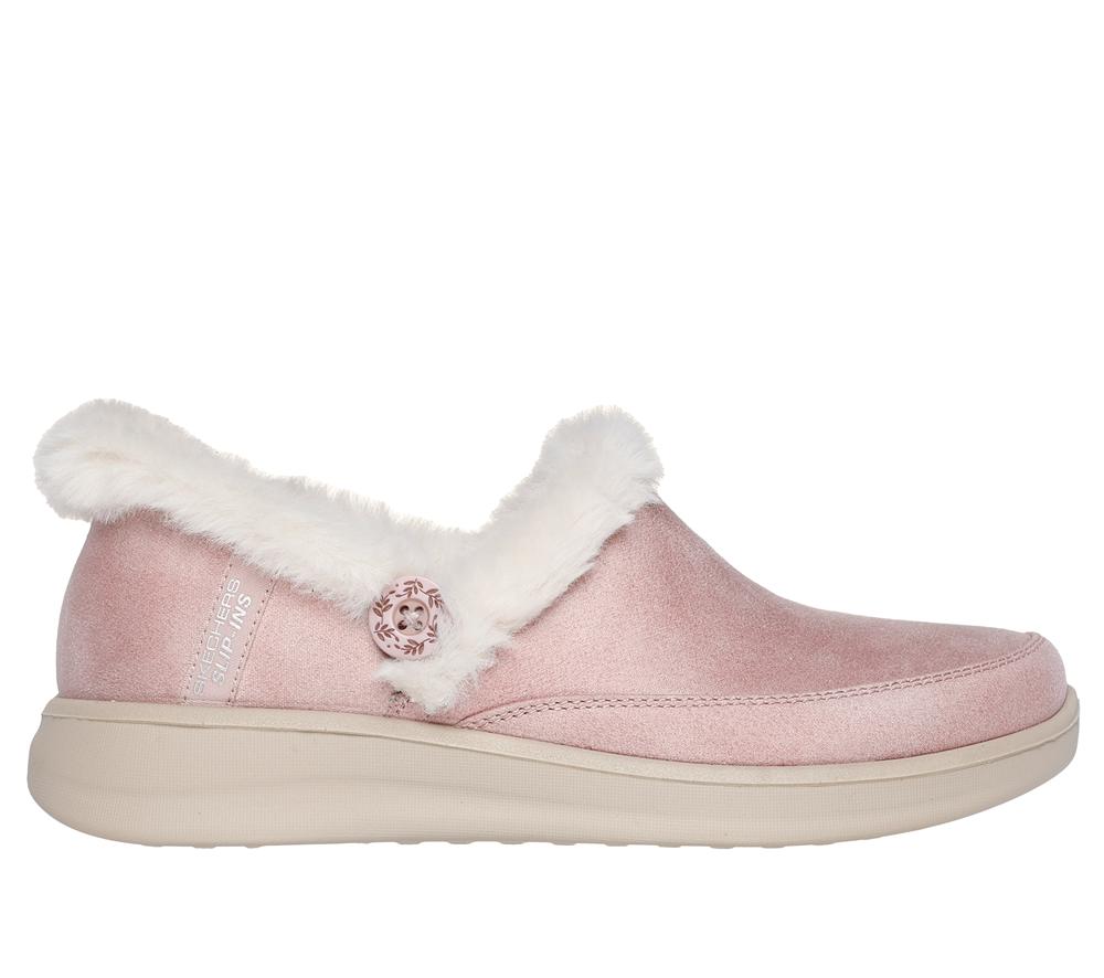Women Skechers Slip-ins: Cozy Escape Hands Free Slip Ins Blush Pink  USA |  6043-XBGHD