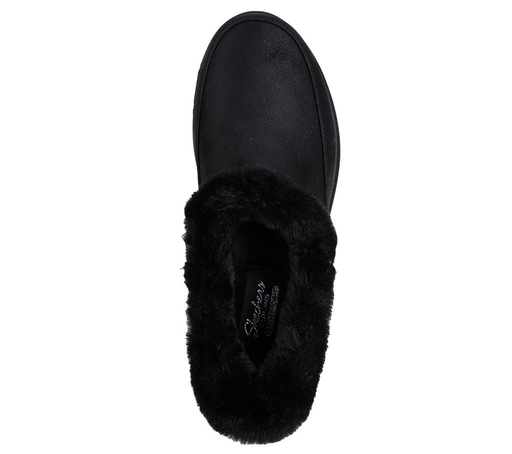 Women Skechers Slip-ins: Cozy Escape Hands Free Slip Ins Black  USA |  9768-WZJXG