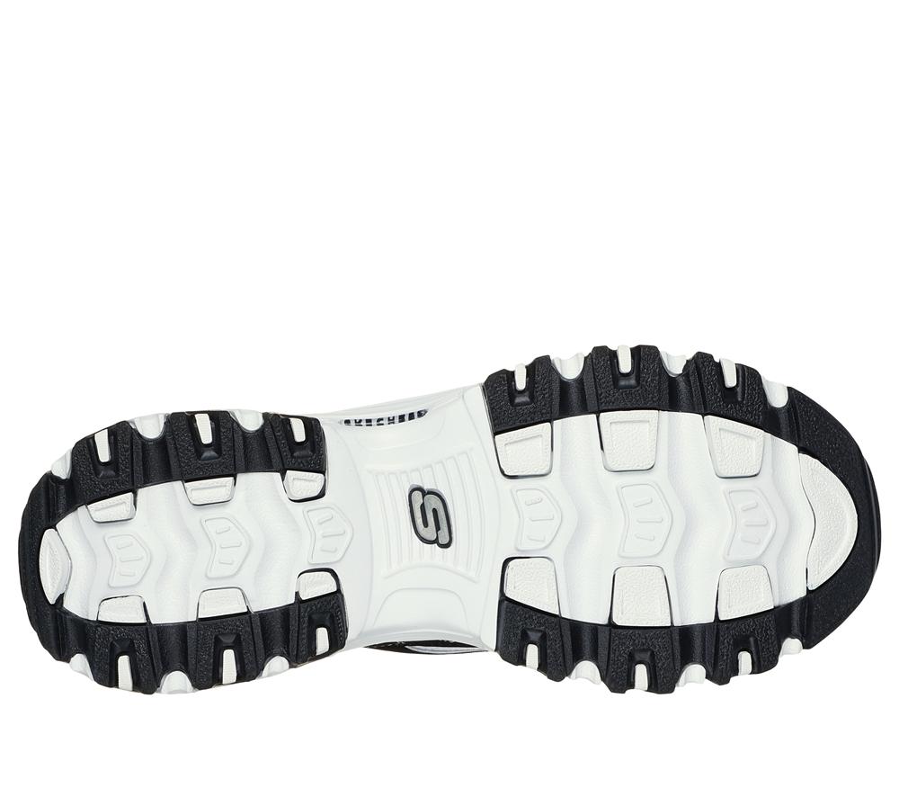 Women Skechers Slip-ins: D'Lites - New Classic Sneakers Black / White  USA |  5139-YAQLG