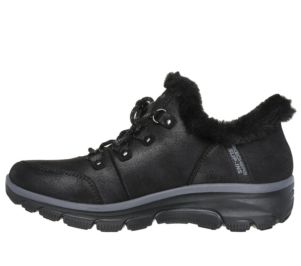 Women Skechers Slip-ins: Easy Going - Fall Adventures Slip On Shoes Black  USA |  9528-FTNMX